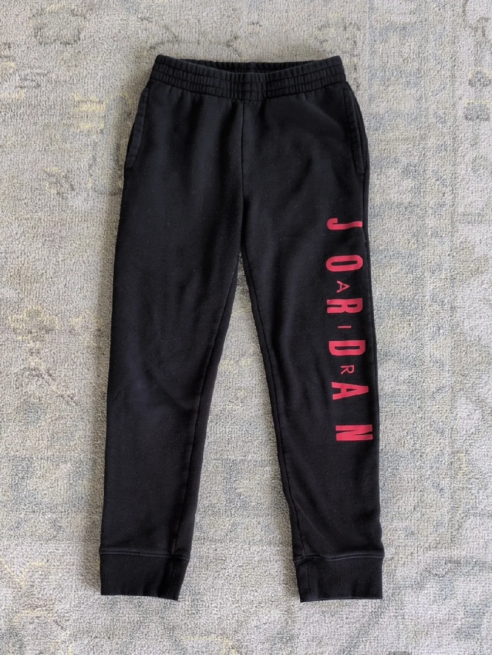 Jordan Black/Red Sweatpants